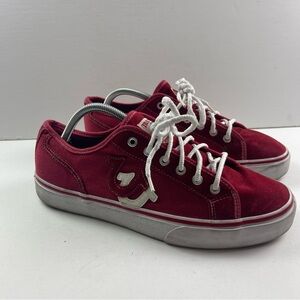 True Religion Bryson Nuno Sneakers Red White Men’s Size 9.5